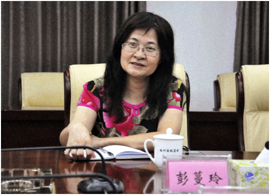 省政府发展研究中心彭蔓玲处长一行来我公司调研工作