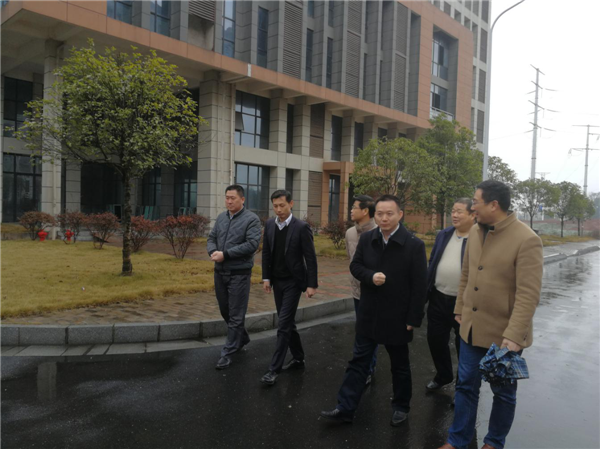 副市长何朝晖一行调研云龙总部经济园